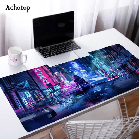 Mouse Pad Gamer Ciber Punk M46 Pg 90x40cm